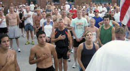 More pace running.