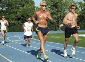 Running with your pace group.
